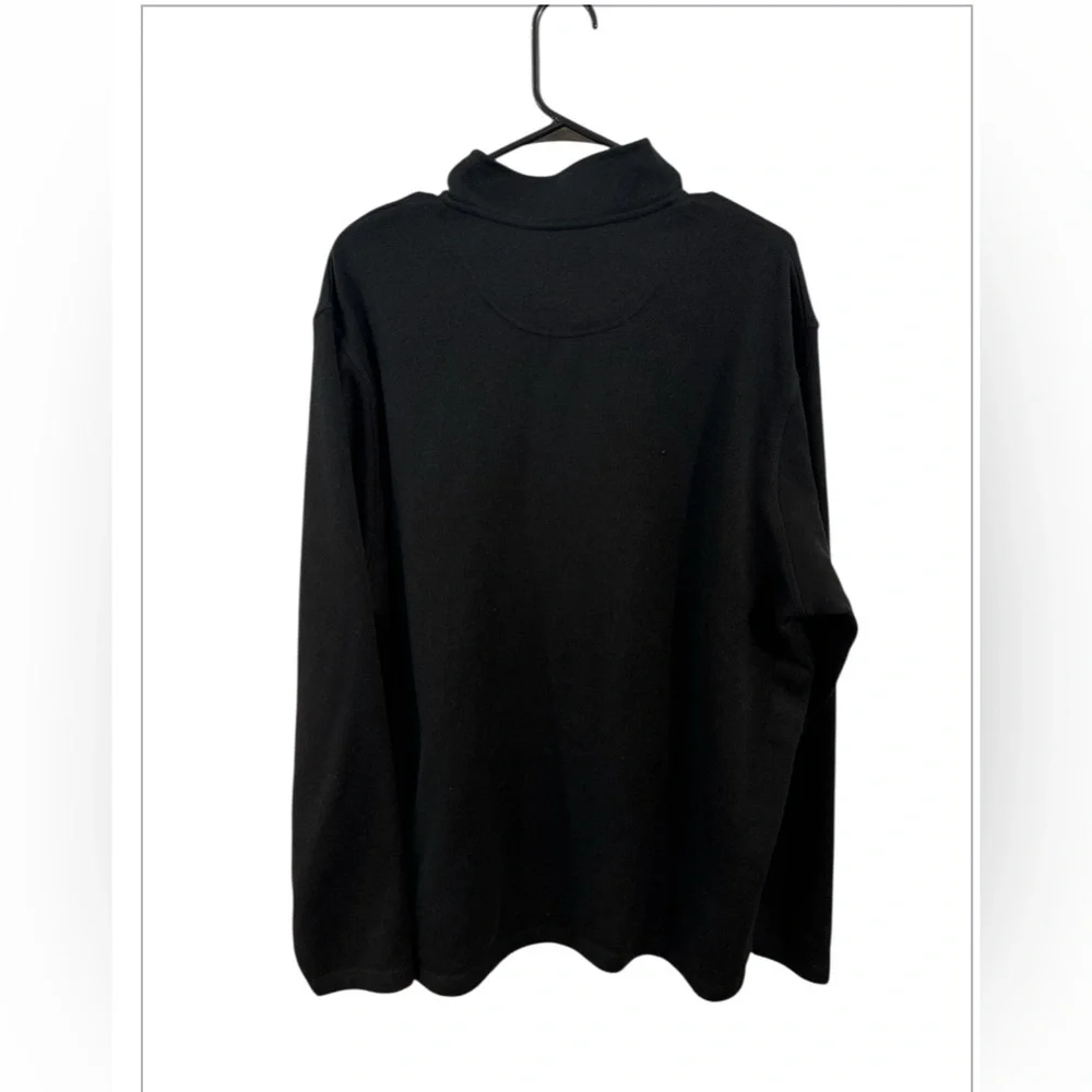 Wrangler Men's Black Zip-Up XL quarterzip Sweater